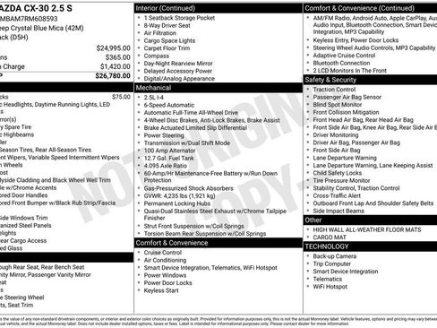 Certified 2024 MAZDA CX-30 AWD 2.5 S image 9