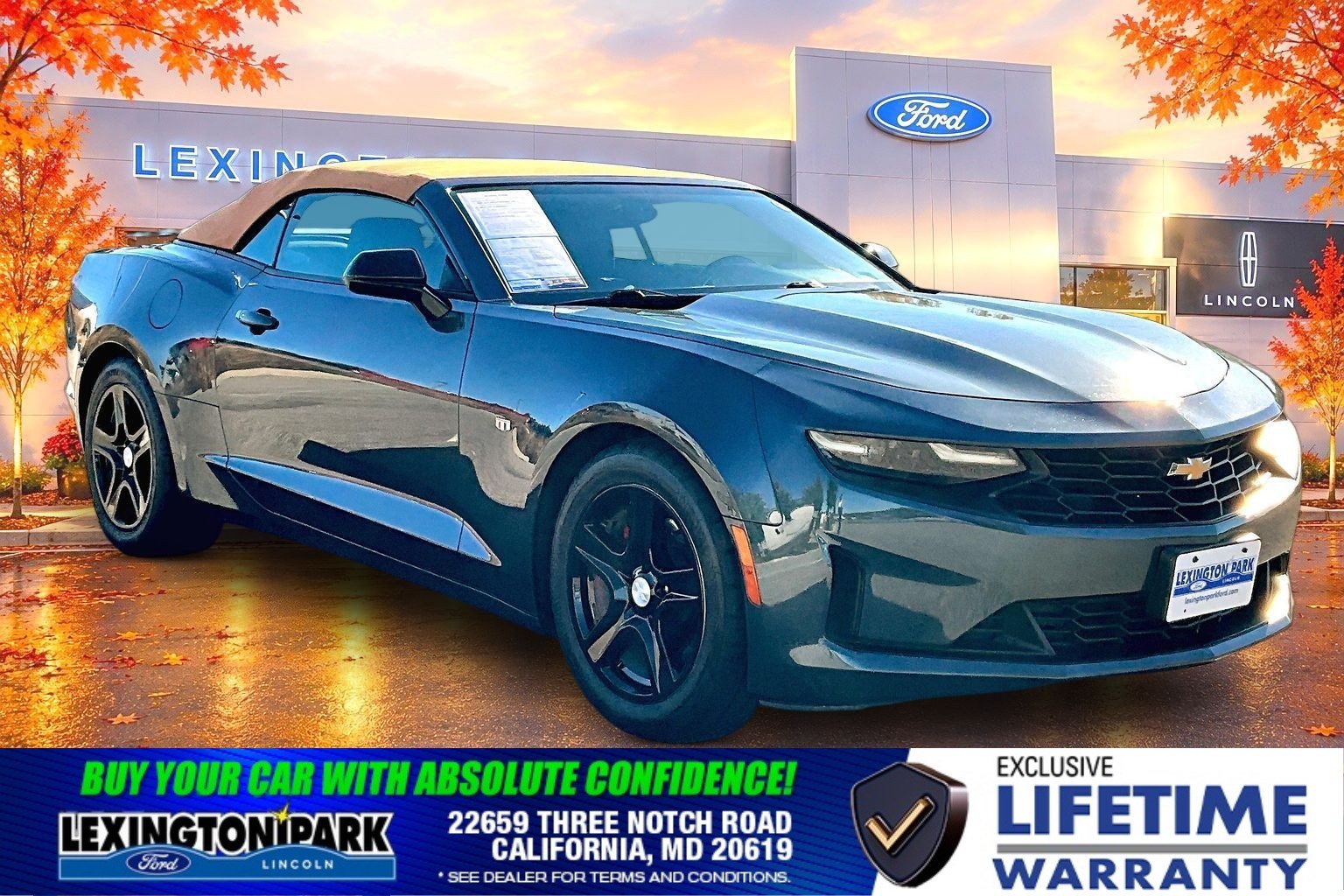 Used 2020 Chevrolet Camaro LT RWD image 1