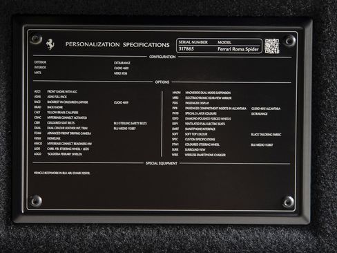 Certified 2025 Ferrari Roma Spider RWD image 42