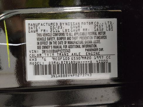 Used 2023 Nissan Sentra S FWD image 33