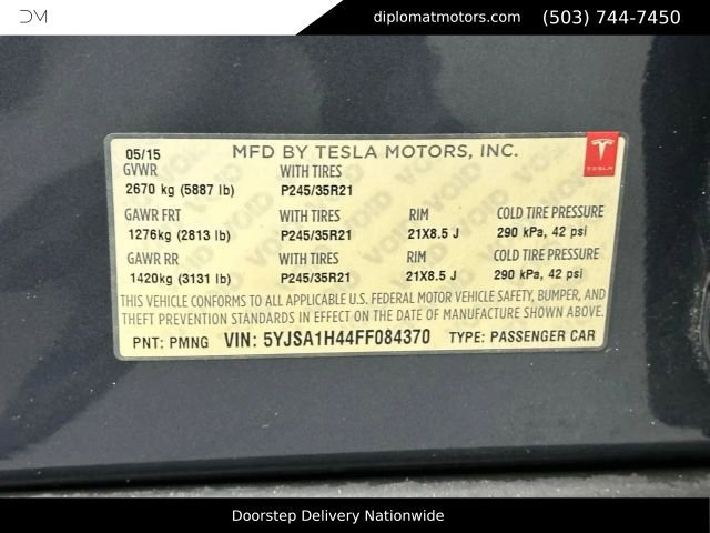Used 2015 Tesla Model S P85D AWD/4WD image 46