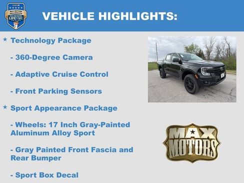 New 2026 Ford Ranger XLT w/ Equipment Group 301A High AWD/4WD image 12