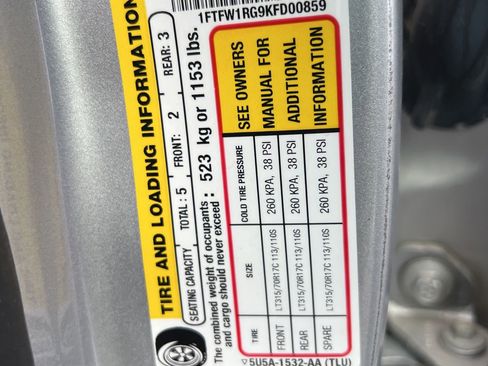 Used 2019 Ford F150 Raptor w/ Equipment Group 801A Mid image 32