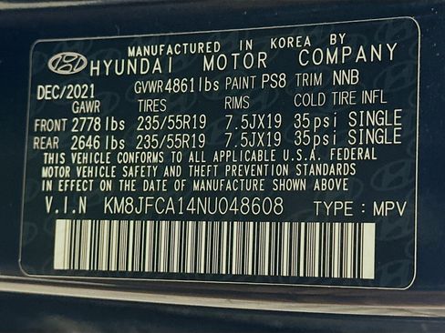 Used 2022 Hyundai Tucson SEL w/ Cargo Package AWD/4WD image 12