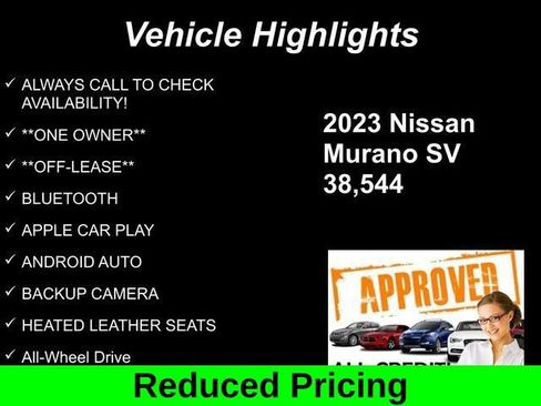 Used 2023 Nissan Murano SV w/ SV Midnight Edition Package AWD/4WD image 10