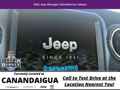 Used 2021 Jeep Wrangler Unlimited Sahara w/ Cold Weather Group AWD/4WD image 29
