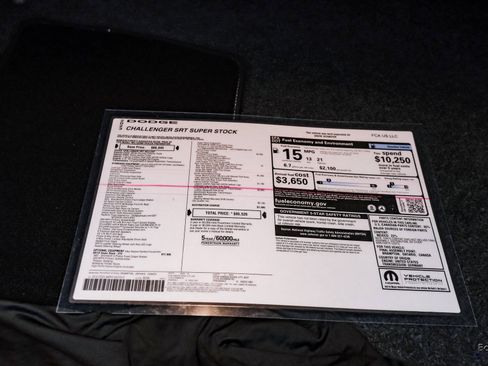 Used 2023 Dodge Challenger SRT Super Stock image 77