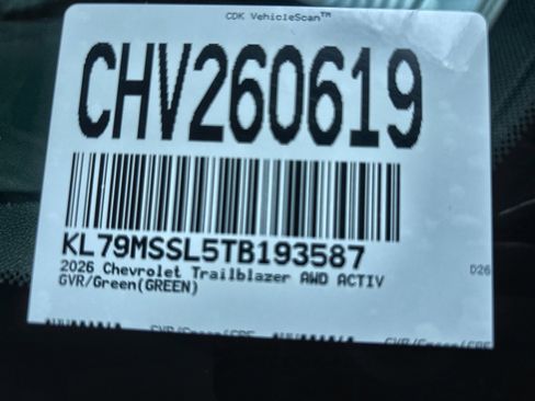New 2026 Chevrolet TrailBlazer ACTIV w/ Convenience Package AWD/4WD image 36