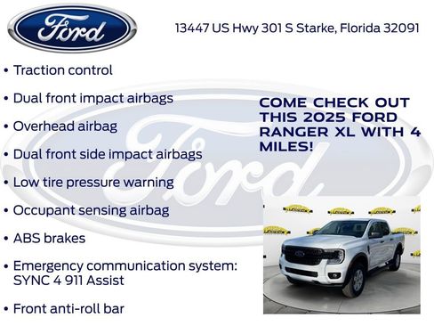 New 2025 Ford Ranger XL image 20