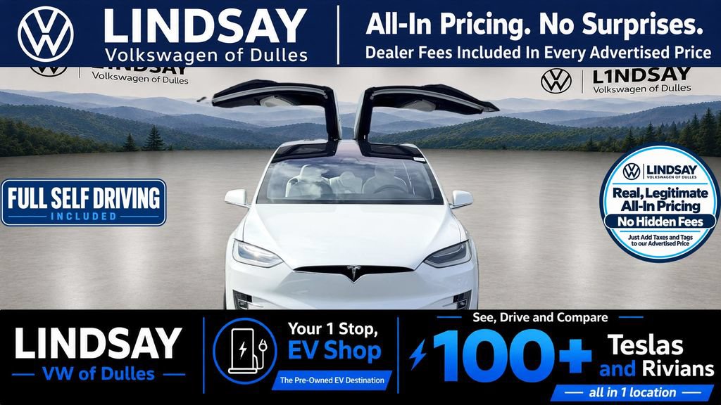 Used 2019 Tesla Model X 100D AWD/4WD image 2