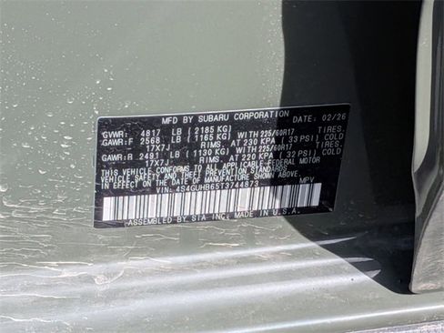 New 2026 Subaru Crosstrek 2.5i image 32