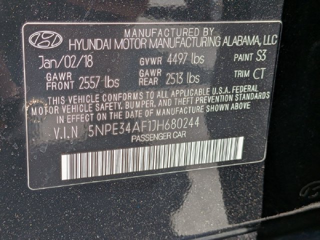 Used 2018 Hyundai Sonata Limited w/ Limited Ultimate Package 03 FWD image 24