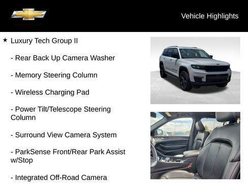 Used 2024 Jeep Grand Cherokee L Limited w/ Luxury Tech Group II AWD/4WD image 19