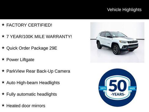 Certified 2026 Jeep Compass Trailhawk AWD/4WD image 8