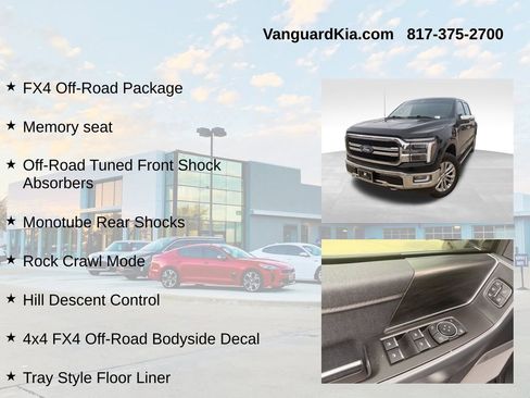 Used 2024 Ford F150 Lariat w/ FX4 Off-Road Package image 6