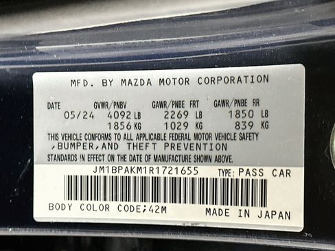 Used 2024 MAZDA MAZDA3 s FWD image 12