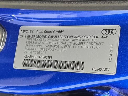 Used 2018 Audi RS 3 AWD/4WD image 37