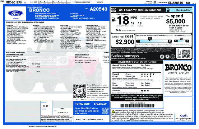 Used 2025 Ford Bronco Stroppe Edition AWD/4WD image 26