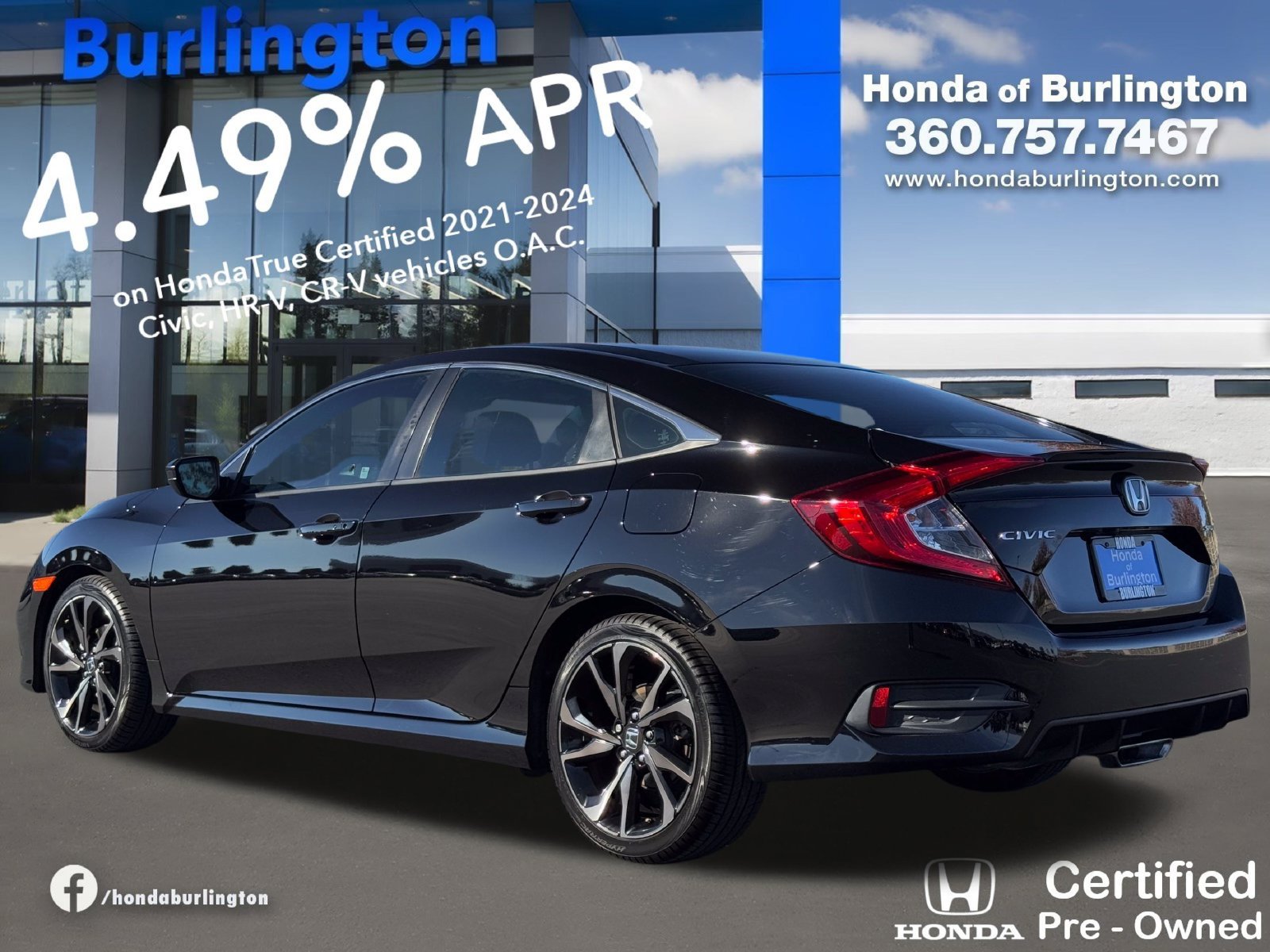 Used 2021 Honda Civic Sport image 4