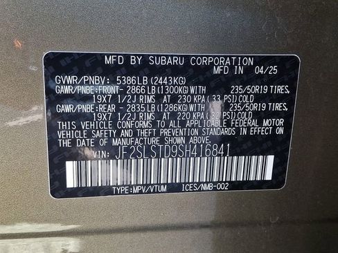 Used 2025 Subaru Forester Touring w/ Touring Package AWD/4WD image 27