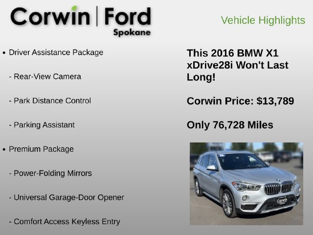 Used 2016 BMW X1 xDrive28i AWD/4WD image 6
