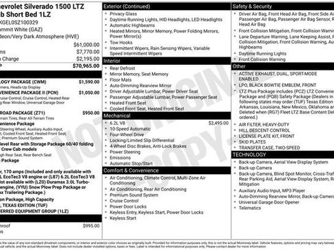 Used 2025 Chevrolet Silverado 1500 LTZ w/ Technology Package image 2