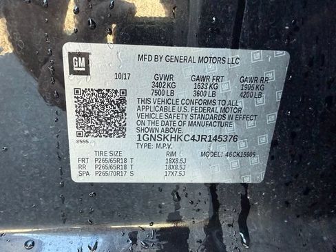 Used 2018 Chevrolet Suburban LT AWD/4WD image 13