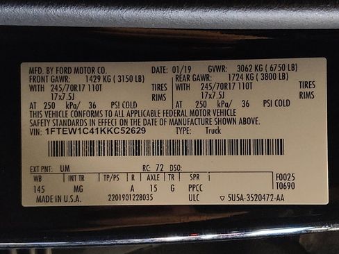 Used 2019 Ford F150 XLT RWD image 33