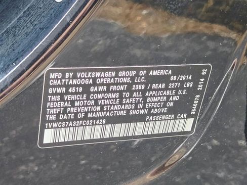 Used 2015 Volkswagen Passat 1.8T SEL Premium image 39