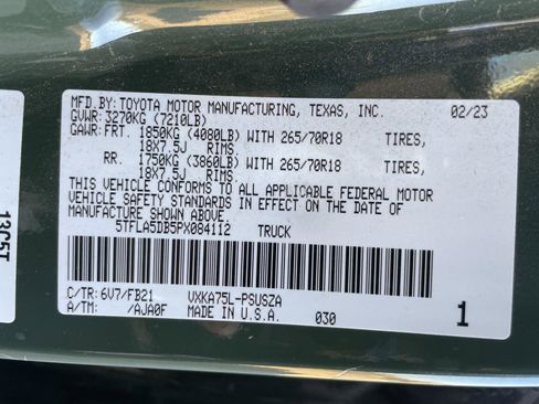 Used 2023 Toyota Tundra SR5 w/ SR5 Convenience Package image 10