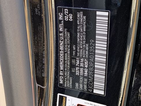 Certified 2023 Mercedes-Benz EQS 450+ 4MATIC SUV w/ Pinnacle Trim Package image 23