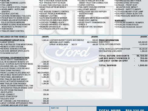 Used 2017 Ford F150 Lariat AWD/4WD image 2
