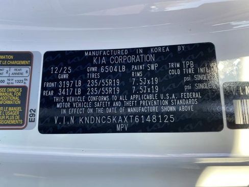 New 2026 Kia Carnival EX image 49