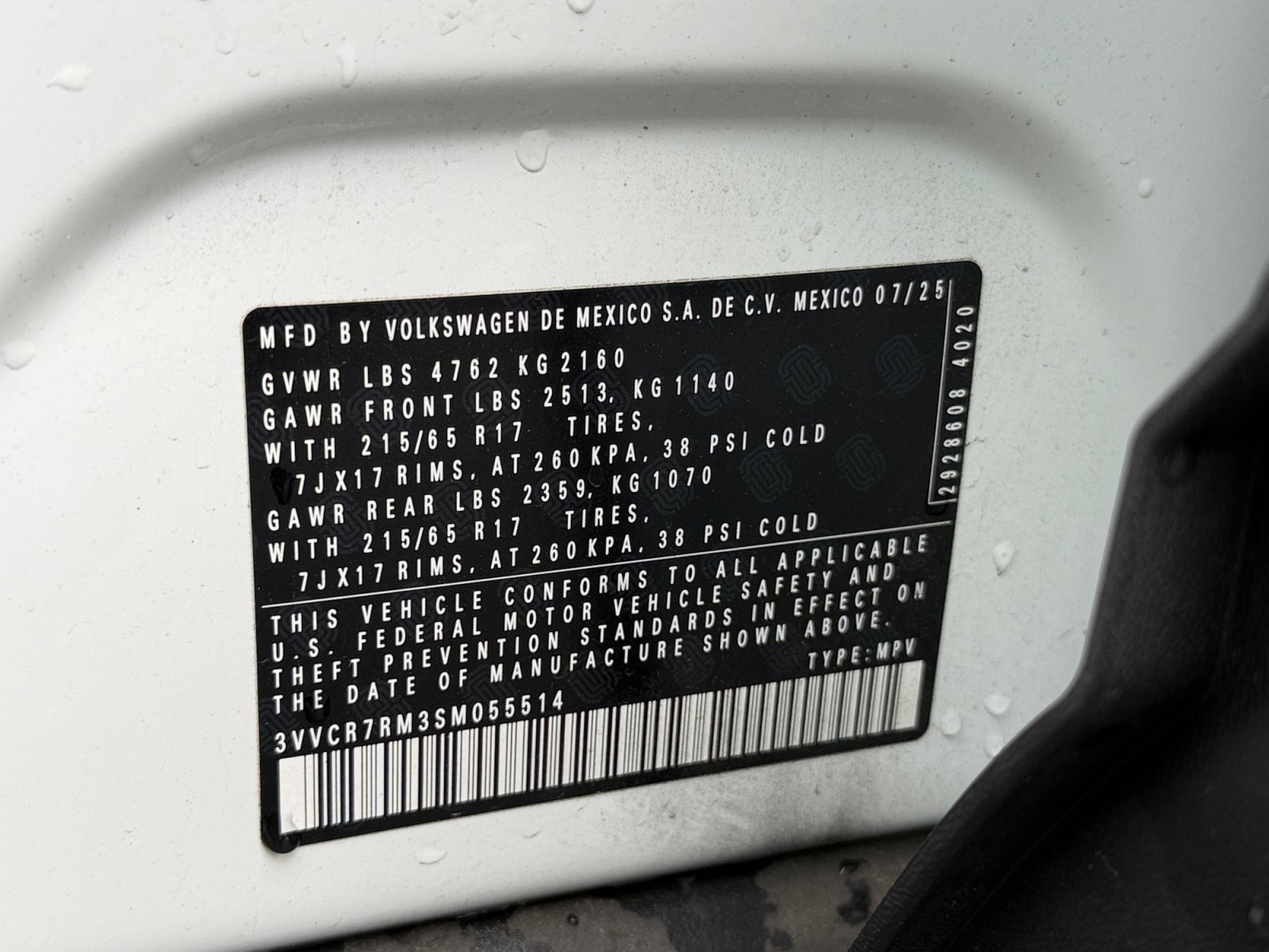 Used 2025 Volkswagen Tiguan S FWD image 19