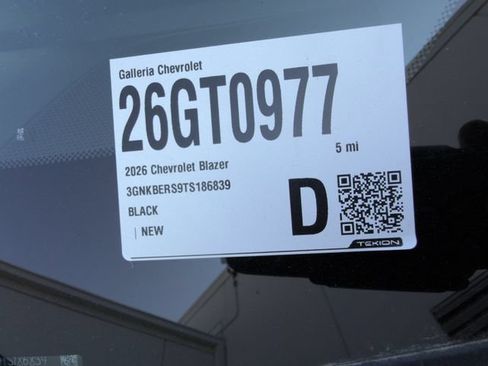 New 2026 Chevrolet Blazer RS w/ Driver Confidence II Package FWD image 22