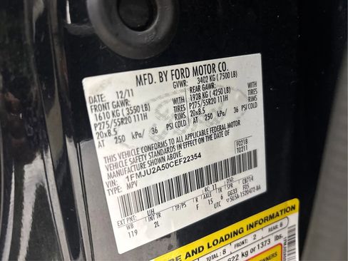 Used 2012 Ford Expedition Limited image 30