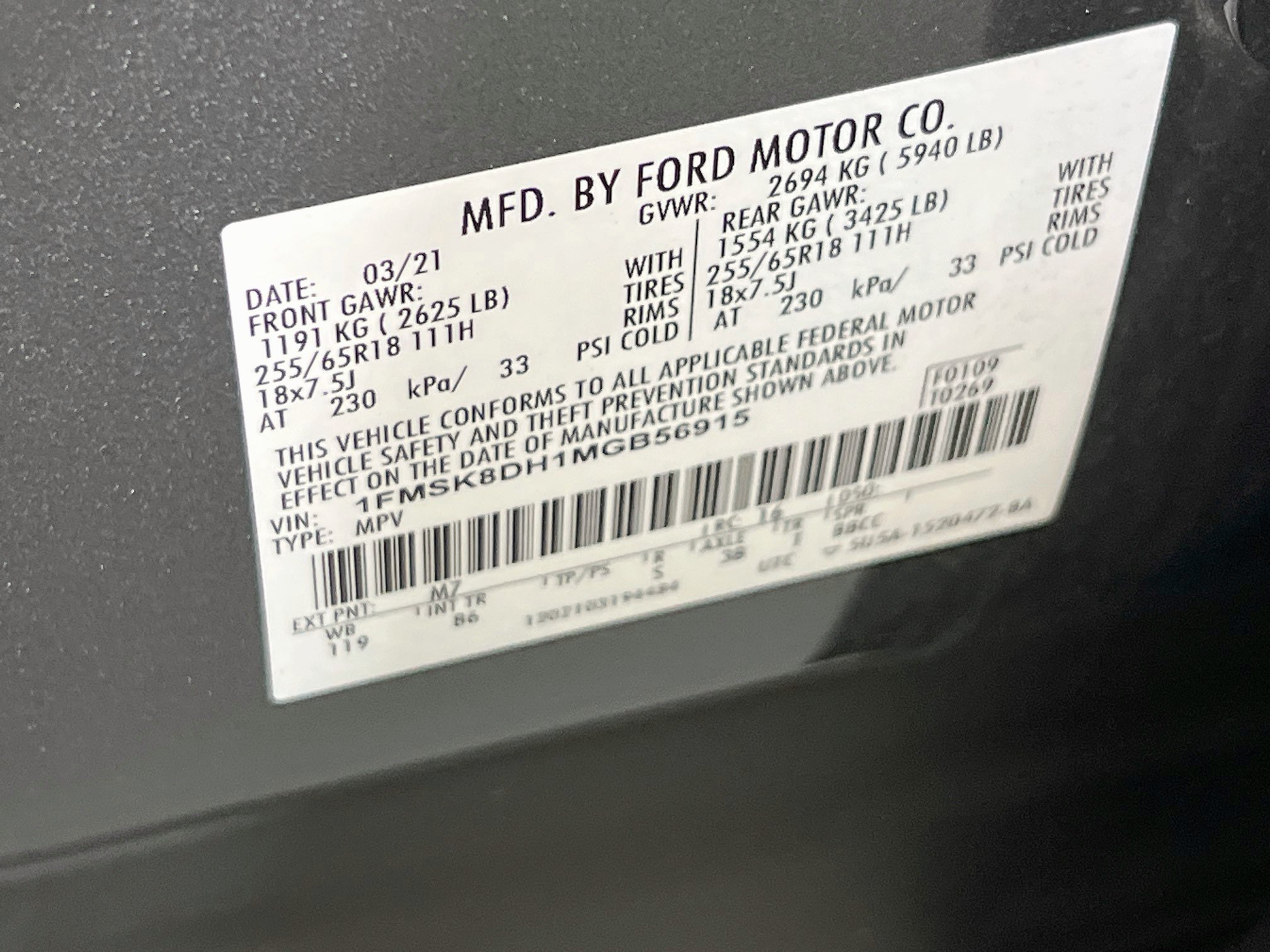 Used 2021 Ford Explorer XLT AWD/4WD image 31