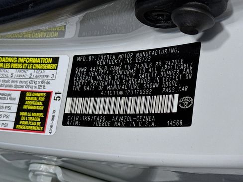 Used 2023 Toyota Camry LE FWD image 39