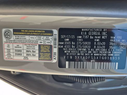 New 2026 Kia EV9 Land w/ Nightfall Edition Package image 29