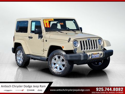 Certified 2017 Jeep Wrangler Sahara w/ Connectivity Group AWD/4WD image 1