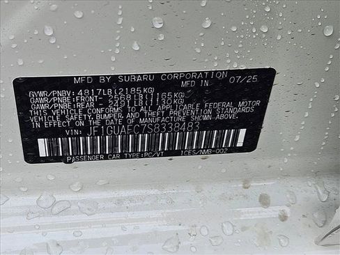 New 2025 Subaru Impreza 2.0i Sport image 15