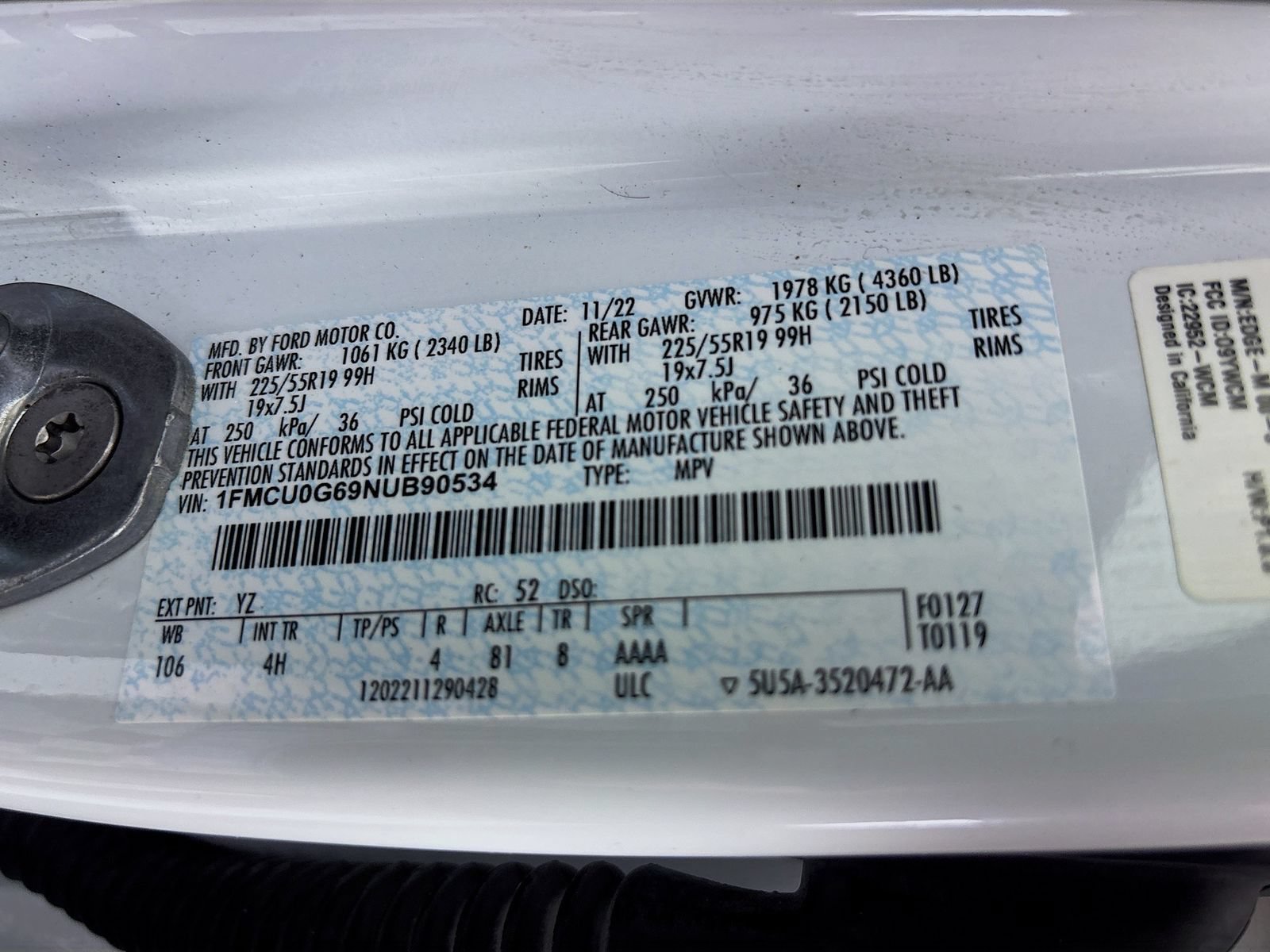 Used 2022 Ford Escape SE w/ SE Sport Appearance Package FWD image 30