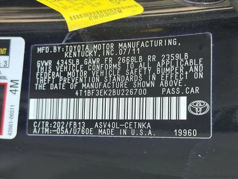 Used 2011 Toyota Camry LE image 24