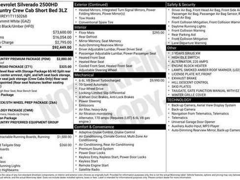 New 2026 Chevrolet Silverado 2500 High Country w/ High Country Premium Package AWD/4WD image 34