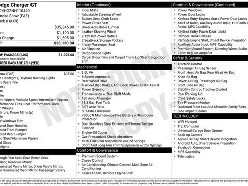 Used 2022 Dodge Charger GT w/ Blacktop Package image 9