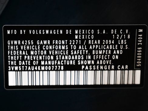 Used 2019 Volkswagen GTI S FWD image 76