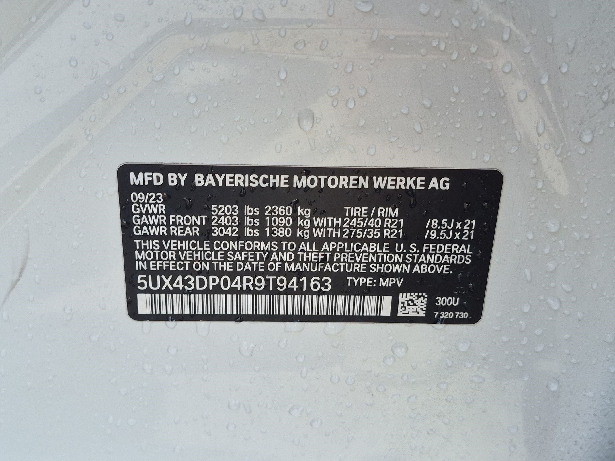 Certified 2024 BMW X3 sDrive30i w/ Convenience Package RWD image 32