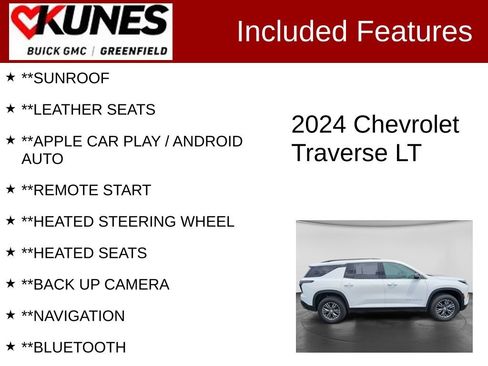 Used 2024 Chevrolet Traverse LT AWD/4WD image 2