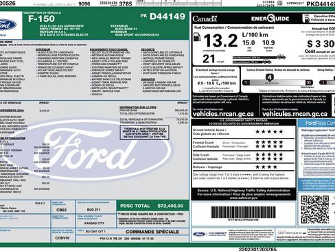 Used 2023 Ford F150 XLT w/ Equipment Group 302A High image 3