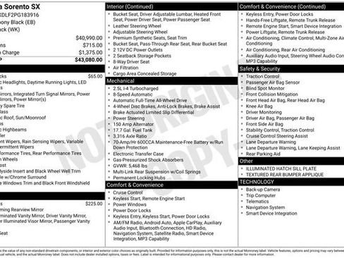 Certified 2023 Kia Sorento SX image 15